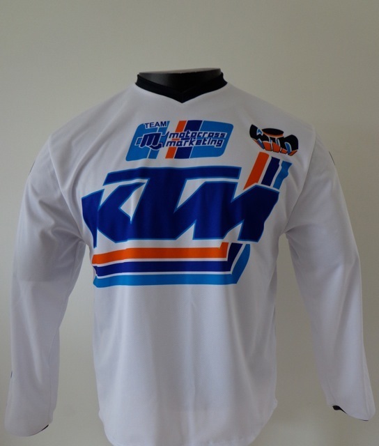 KTM-Maillot à Manches sulfpour Homme, Vêtement de Motocross, VTT